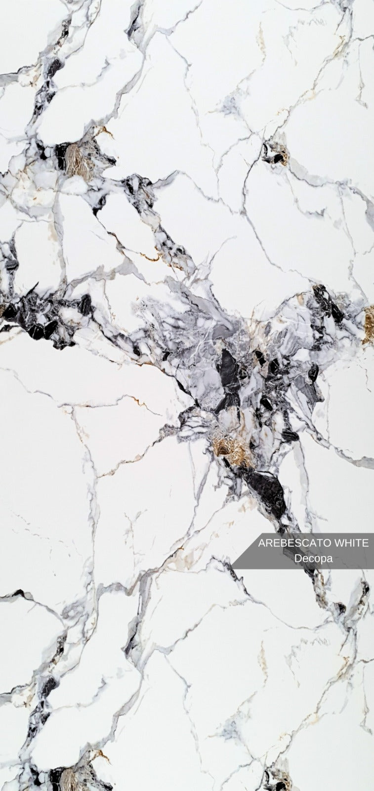 Vareprøver – Stone PVC Marmor 24 x 24 cm