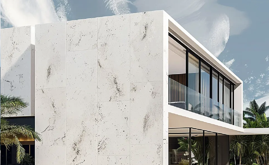 Stenstrukturpanel - Rome Travertine