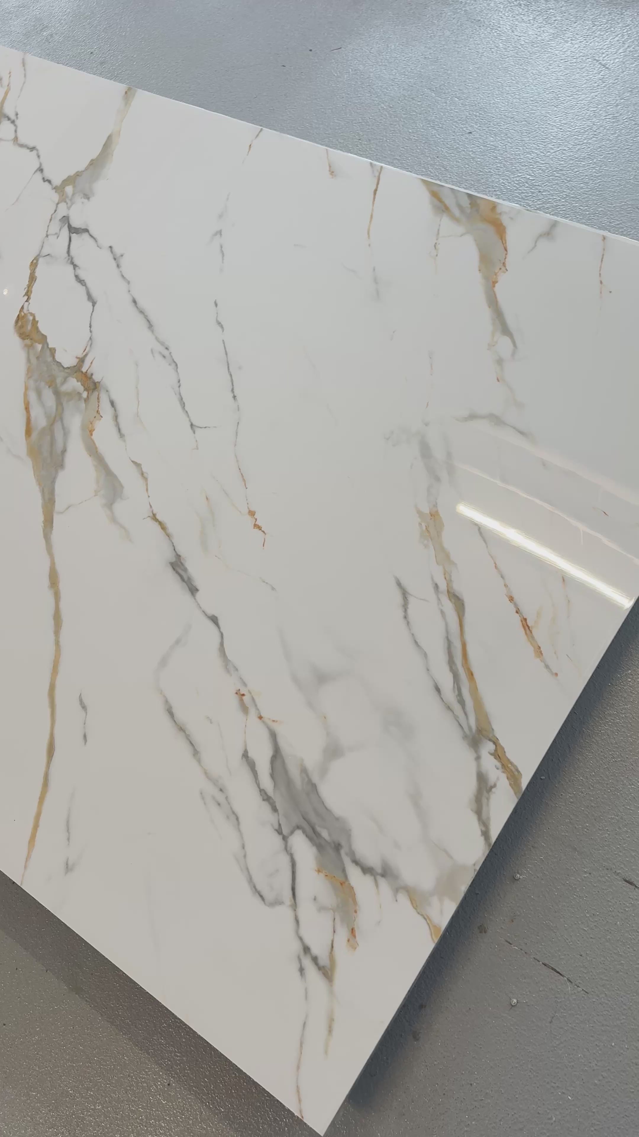 Stone PVC marmor panel – Carrara Gold