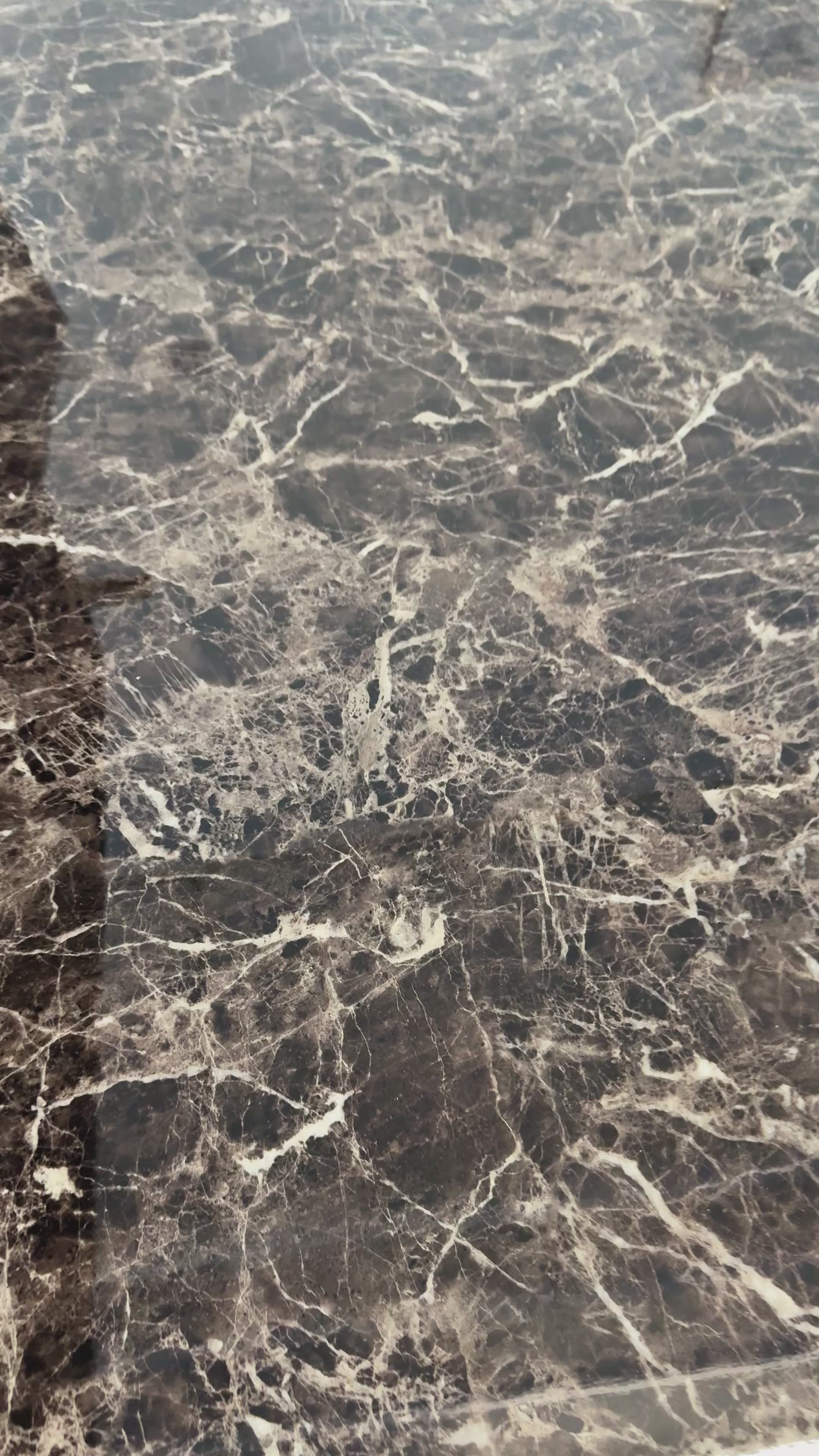 Stone PVC marmor panel – Emprador Dark