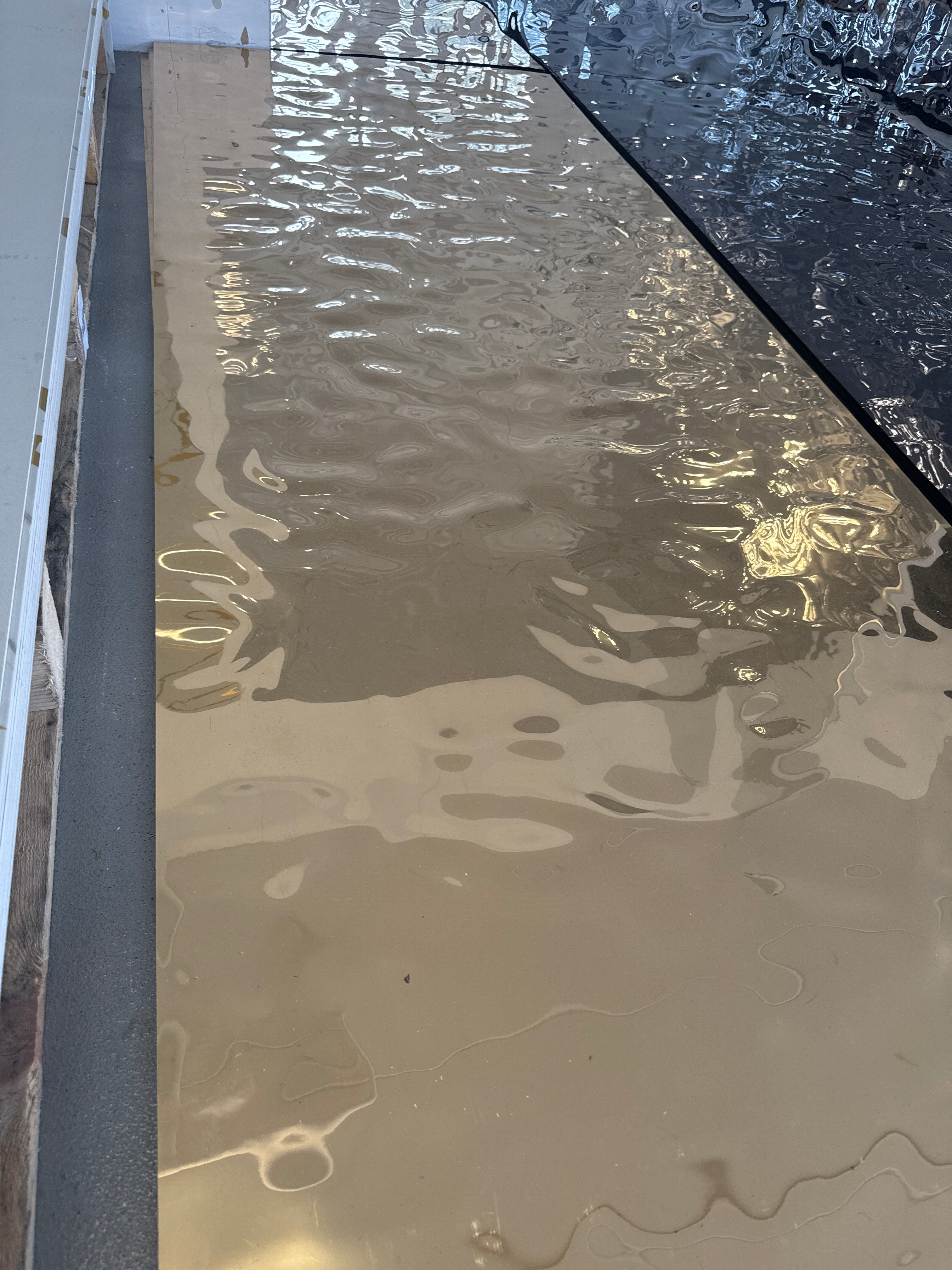 Ocean Panel Gold- 100x260 cm