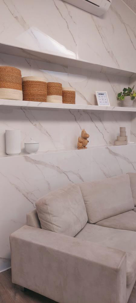 Stone PVC marmor panel – Calacatta White