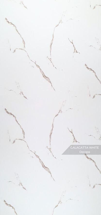 Stone PVC marmor panel – Calacatta White