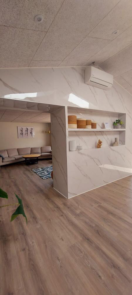 Stone PVC marmor panel – Calacatta White