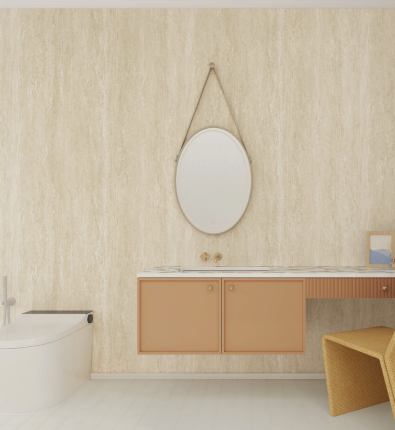 Matte SPC panel – Travertine