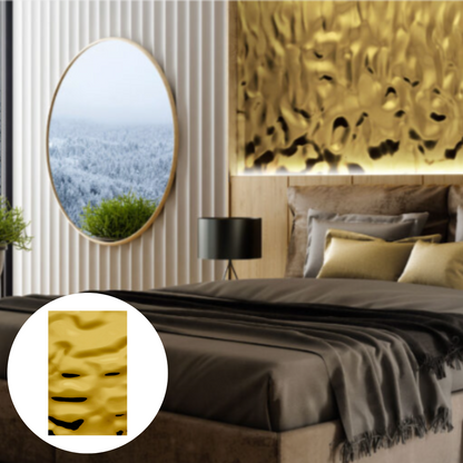 Ocean Panel Gold- 100x260 cm