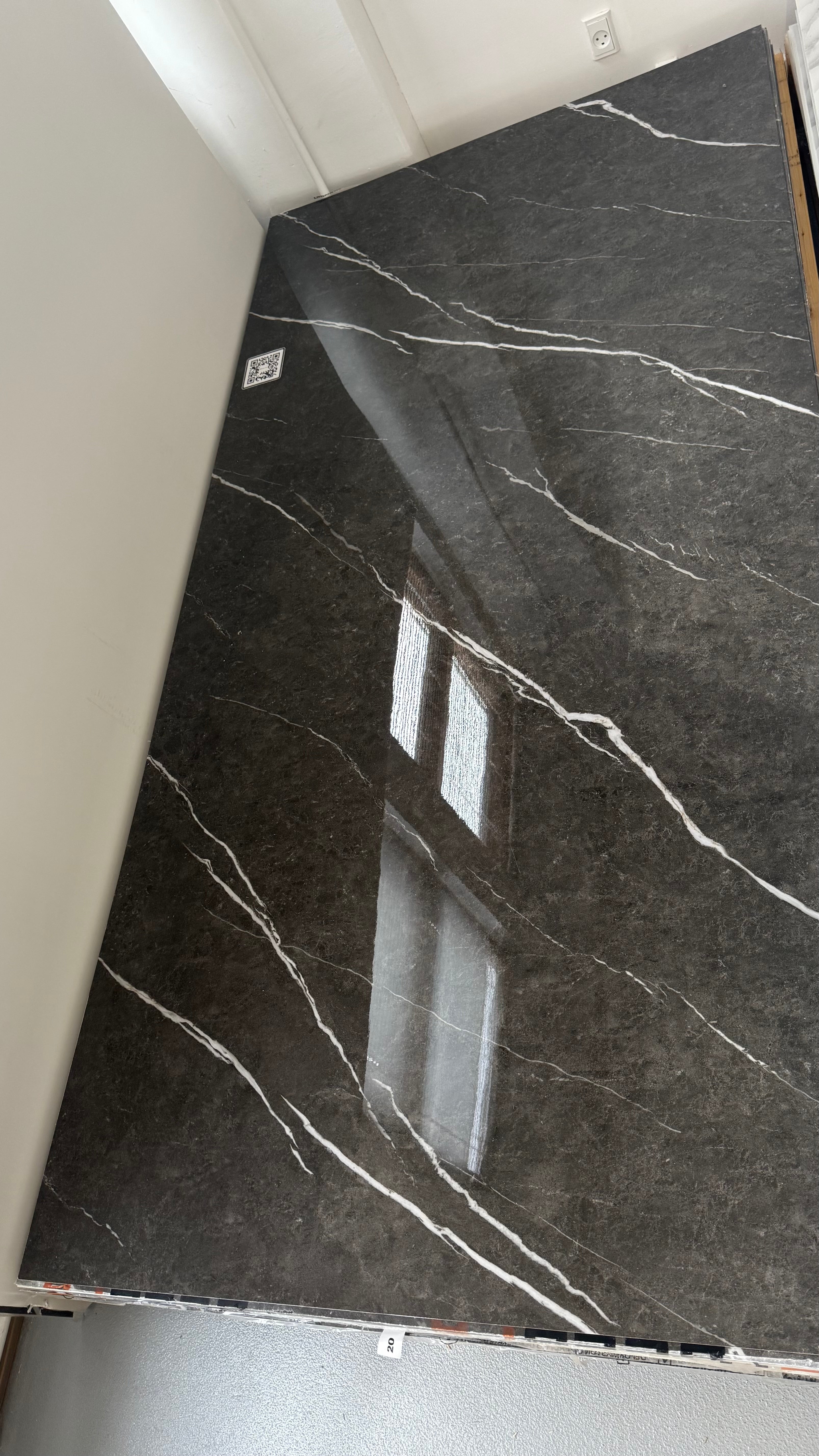 Stone PVC marmor panel – Nero Black