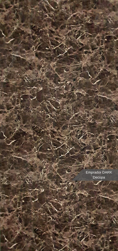Stone PVC marmor panel – Emprador Dark