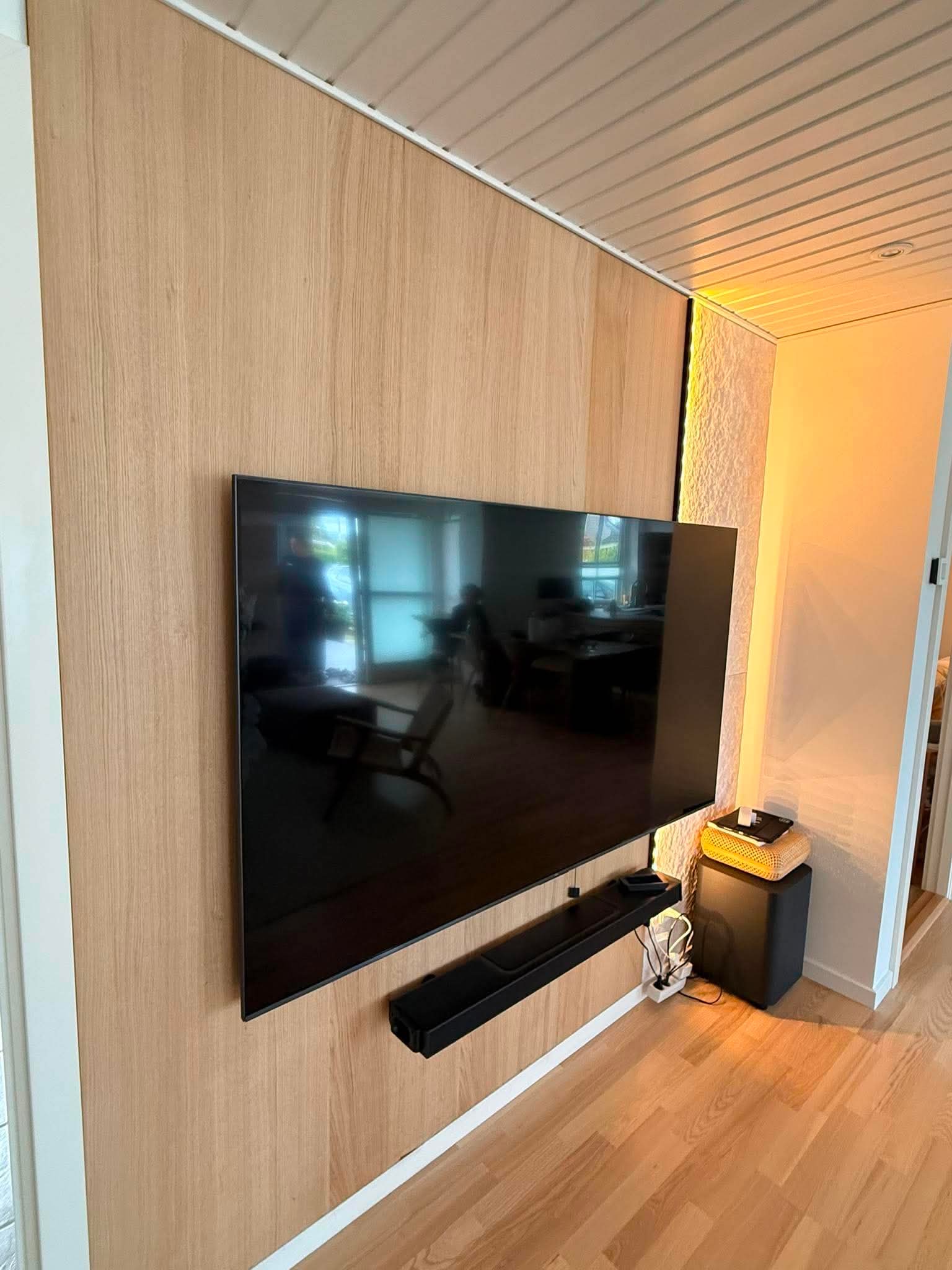 Stenstrukturpanel - Castol White