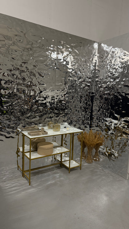Ocean Panel Silver - 100x260 cm
