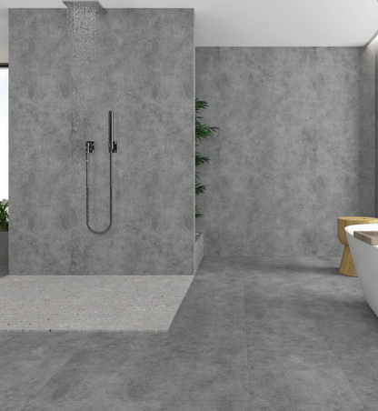 Matte SPC panel – Concrete Grey